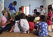 'Teaching Activity in Silimalombu' by Asienreisender